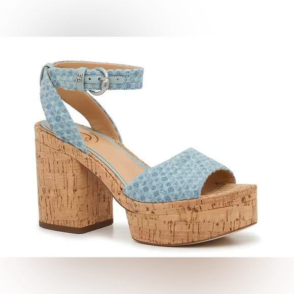 NWT Sam Edelman Immie Wedge Platform Sandal Sz 8